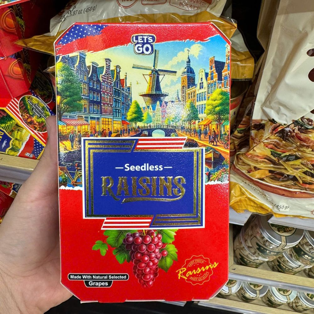 Nho Les't go hộp giấy BG thấp 100g